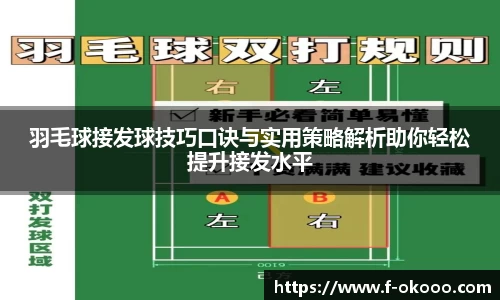 羽毛球接发球技巧口诀与实用策略解析助你轻松提升接发水平